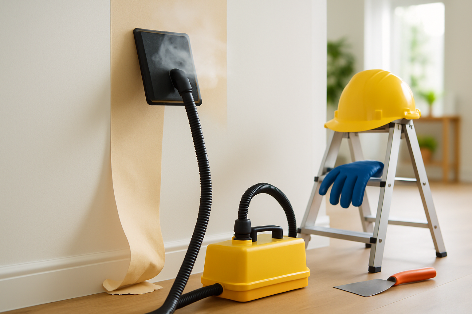 How to Use a Wallpaper Steamer Without Damaging Walls