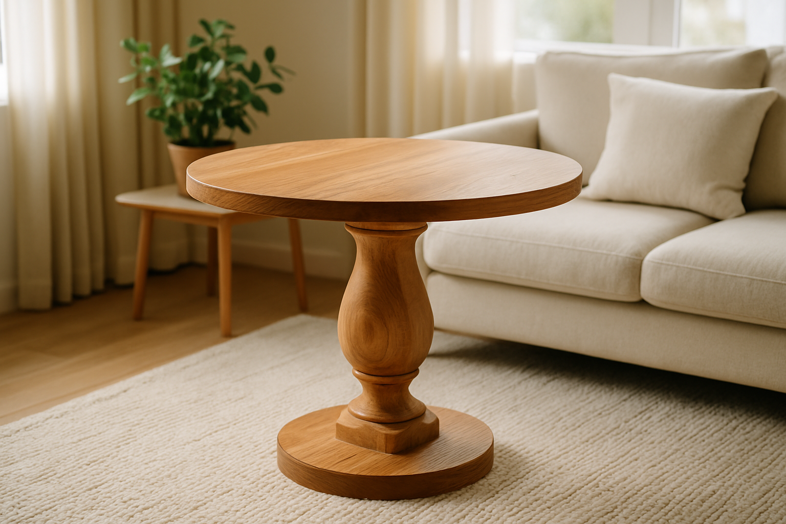 How to Build a DIY Pedestal Table - Step by Step