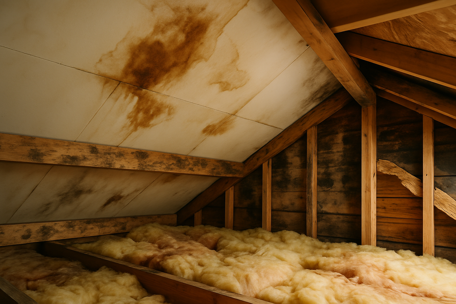 Signs of a Water Leak in Attic and What to Do Next
