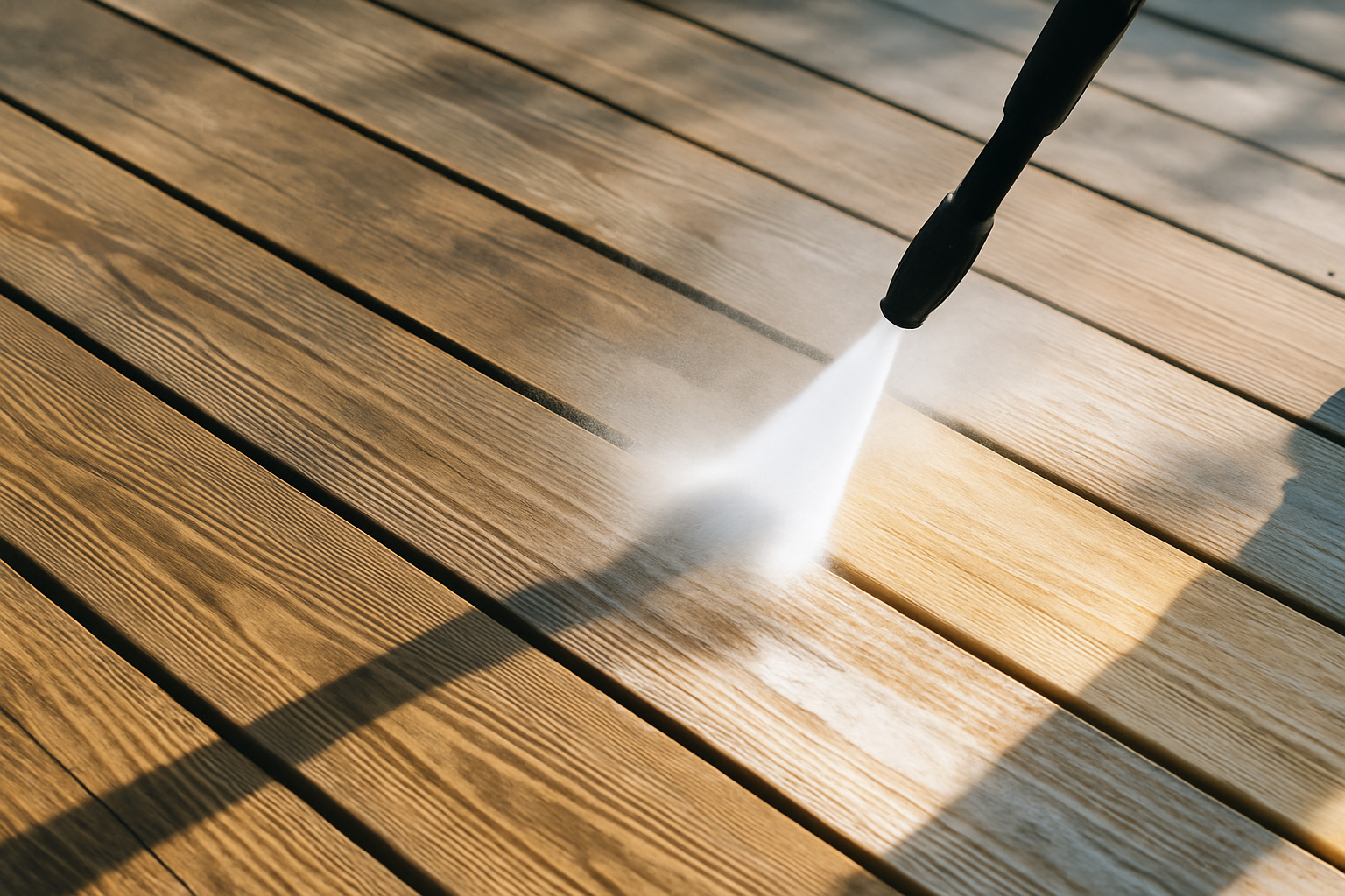 Powerwashing Tips That Prevent Damage to Your Deck