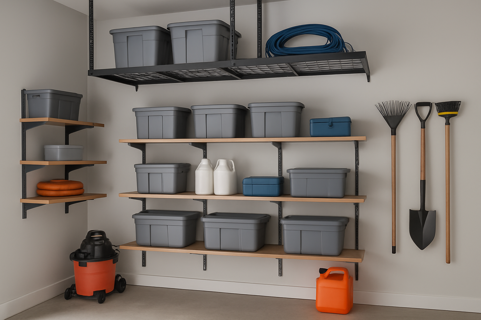 Garage Shelf Building Ideas That Save Money and Space