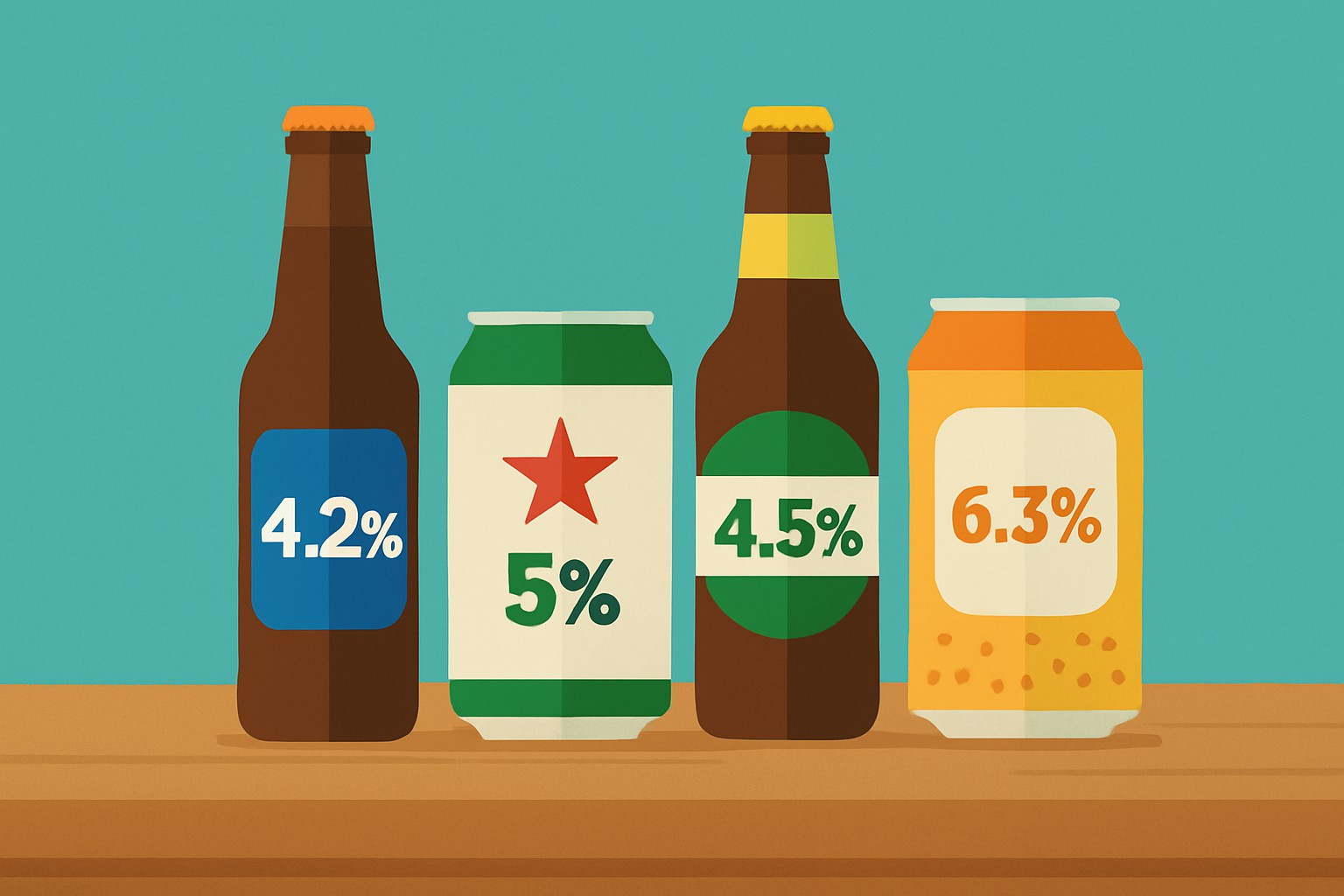 What Percent Alc Is Bud Light Compared to Other Beers?