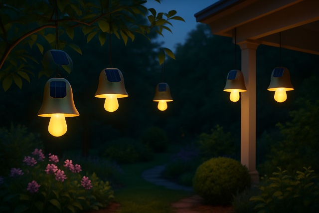 How Solar Bell Works to Power Outdoor Decorations