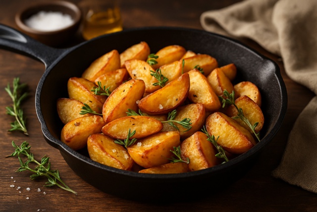Cook Tallow Potatoes For Crispy Flavor