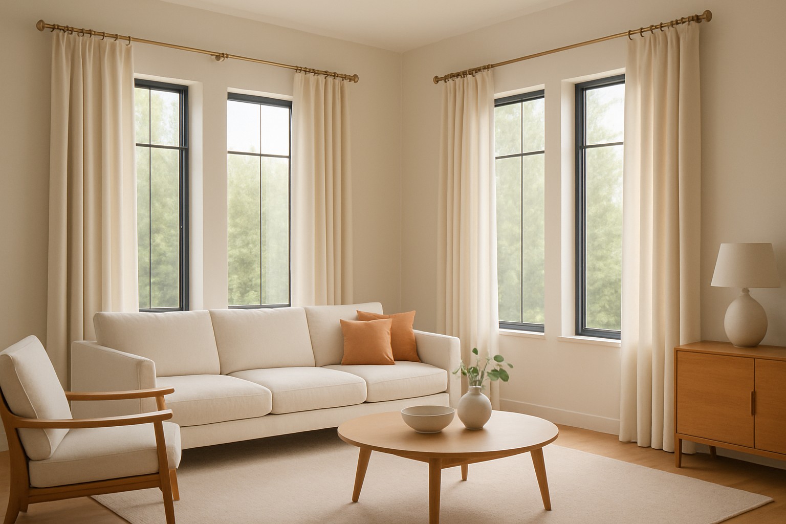 Curtain Rod Length - Guide for Every Window Size