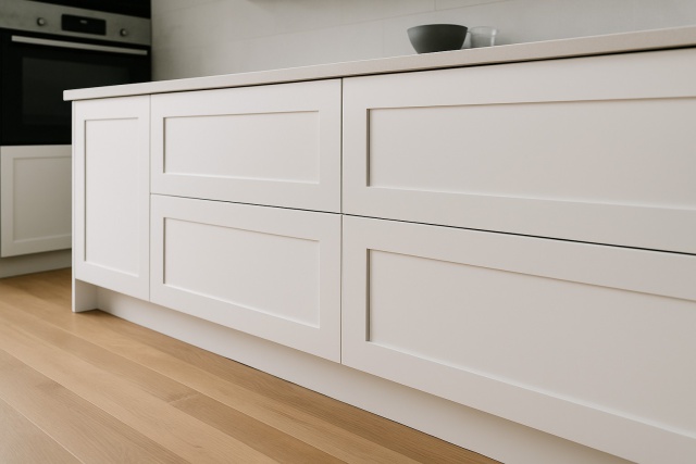 How To Cut Bottom Cabinet Trim For A Clean Finish