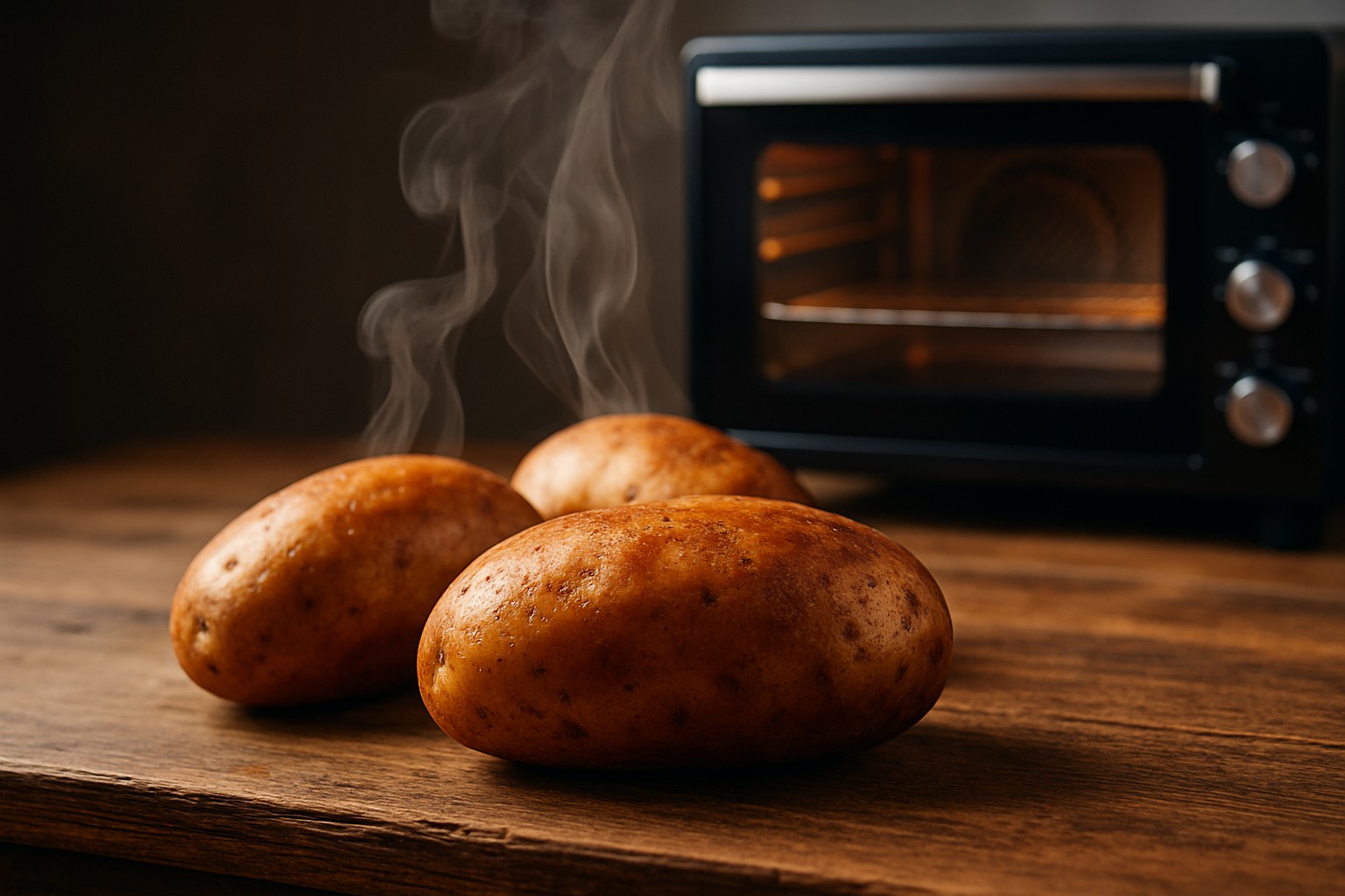 Cook Baked Potatoes in Convection Oven for Crisp Skin