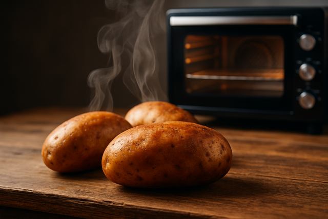 Cook Baked Potatoes in Convection Oven for Crisp Skin