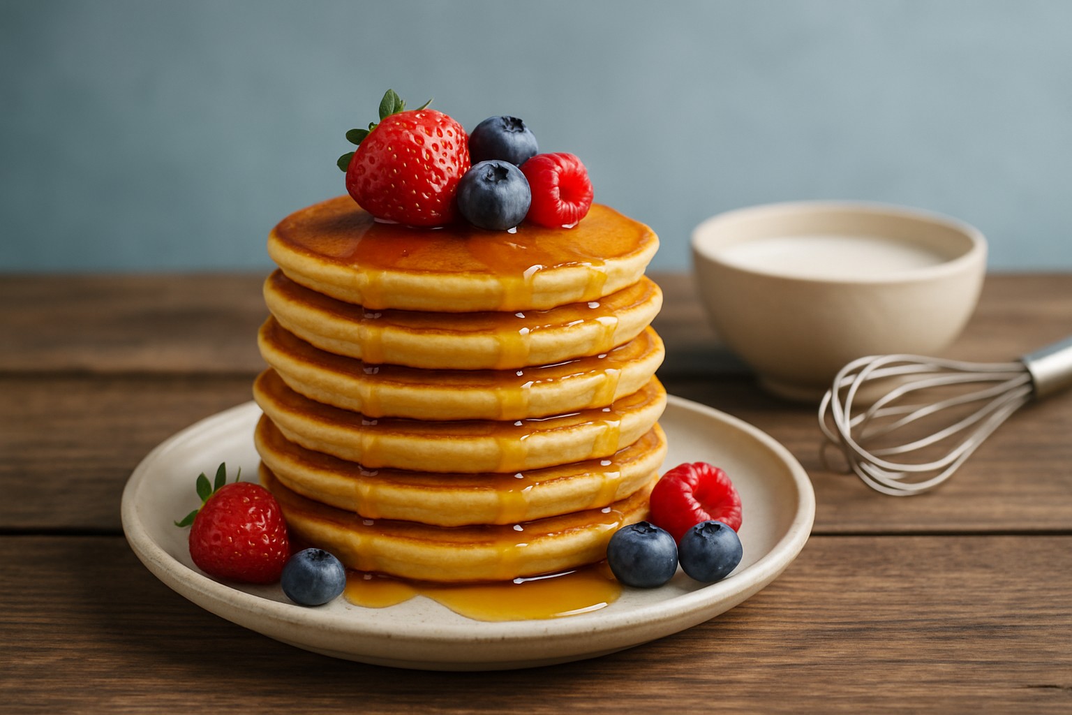 Basic Pancake Recipe Without Milk For Quick Breakfast